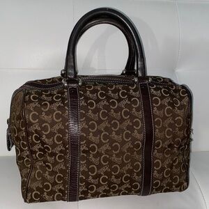 Authentic Rare CELINE Horse Carriage Boston Bag